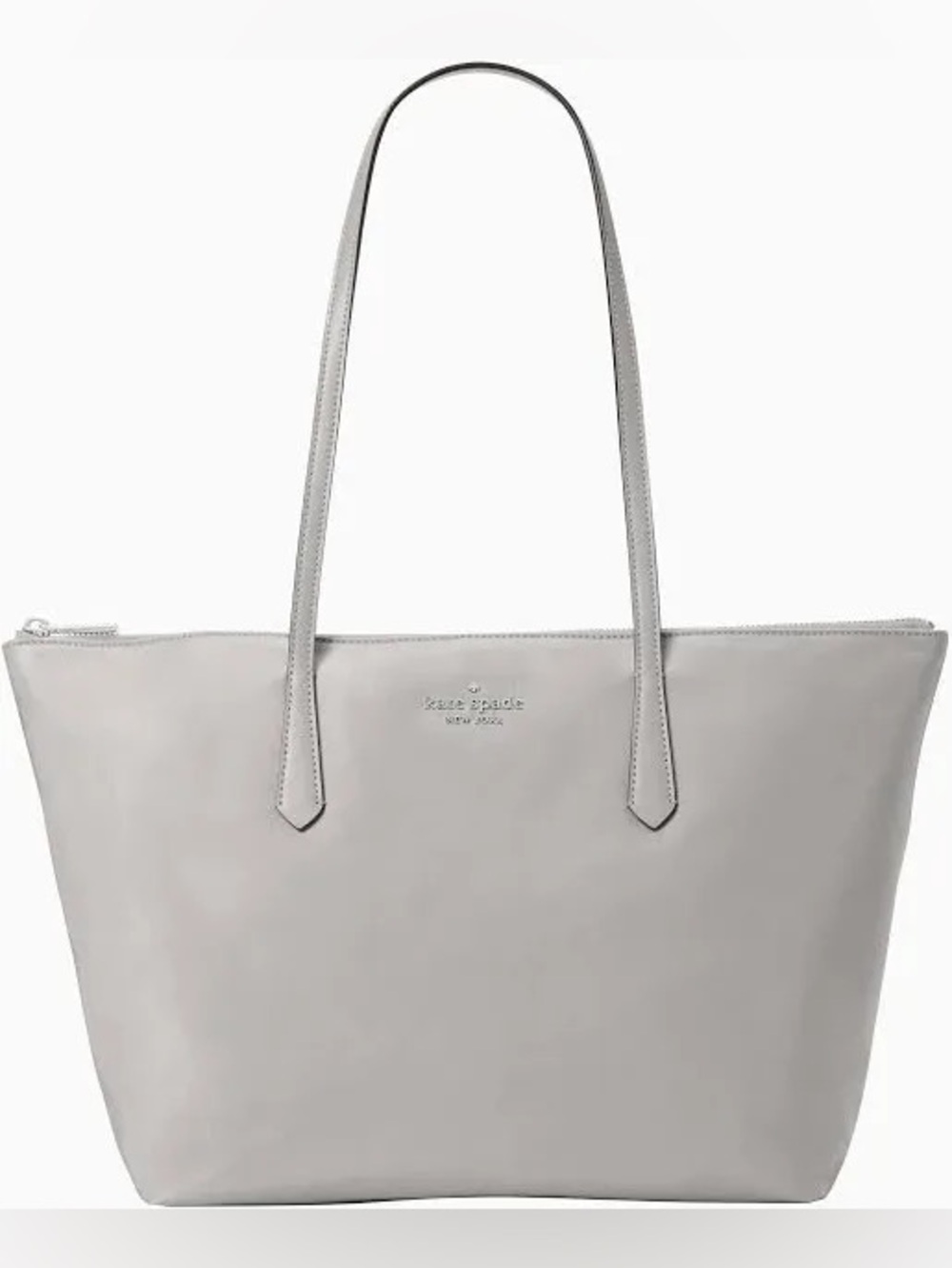 Medium Kate Spade Gray Nylon Tote